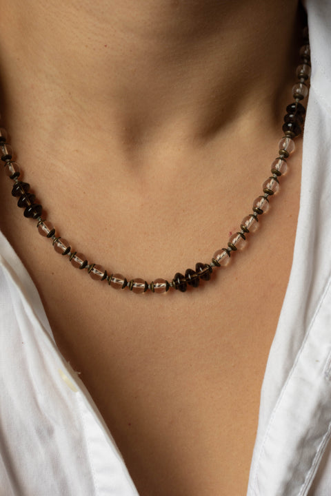 Quartz Cluster Necklace