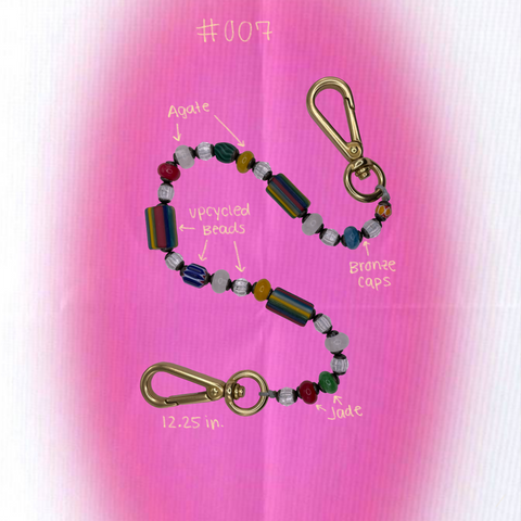 agate, jade, upcycled beads, sustainable jewelry business