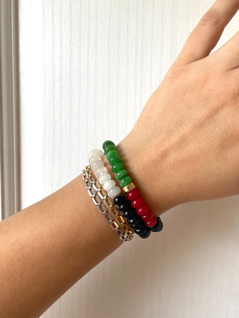 Free Palestine/Free Gaza bracelet, all profits go directly to vetted organizations in Palestine
