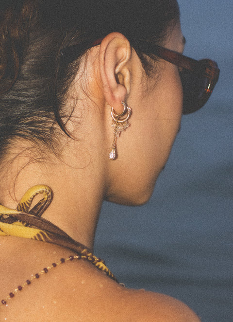 chandelier earrings, beautiful dainty earrings, romantic jewelry, sustainable jewelry